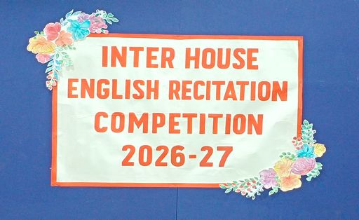 Inter-House English Poem Recitation (Classes III – VIII) – 2026