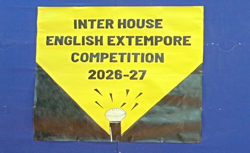 Inter-House English Extempore Competition (Classes VI – VIII) – 2026